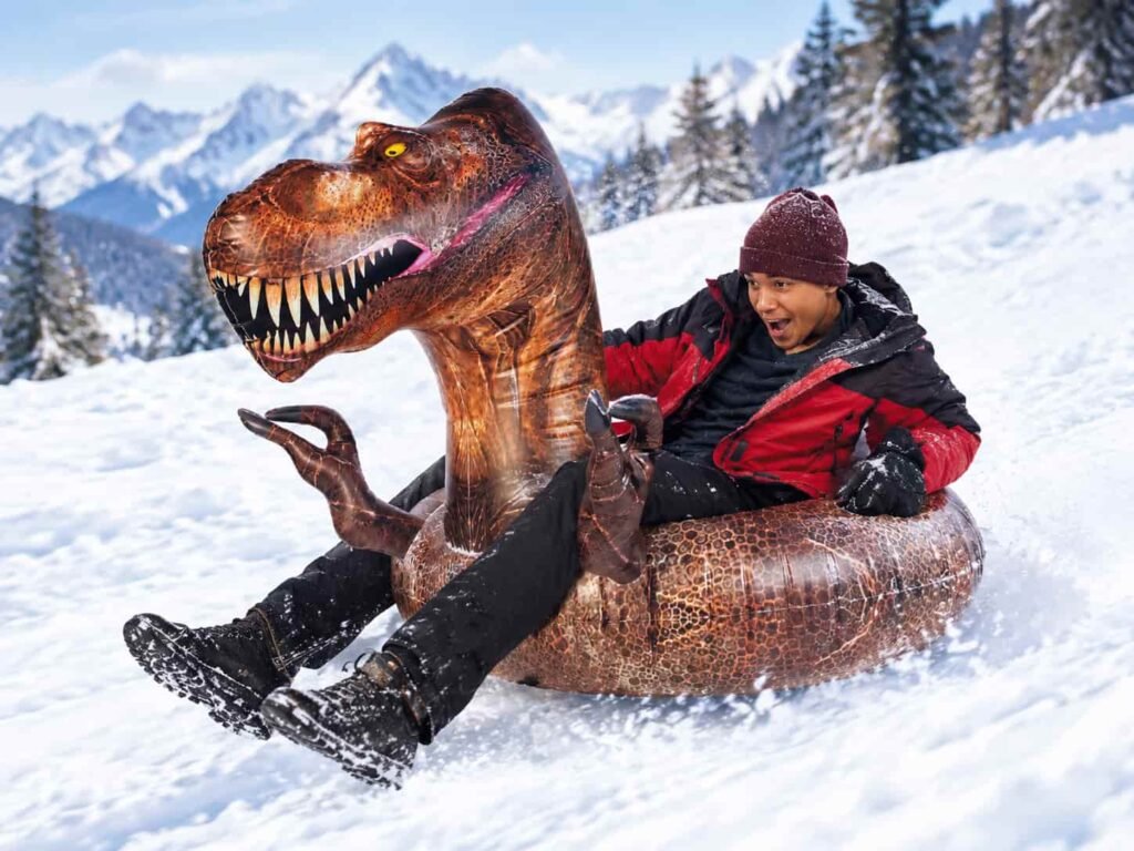 PRODUCT PHOTOGRAPH — Dino Snow Tube