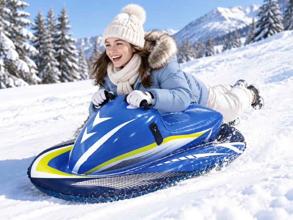 PRODUCT PHOTOGRAPH — Inflatable Snow Sled