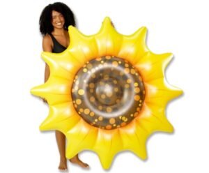 PRODUCT PHOTOGRAPH — INFLATABLE SUNFLOWER POOL FLOAT