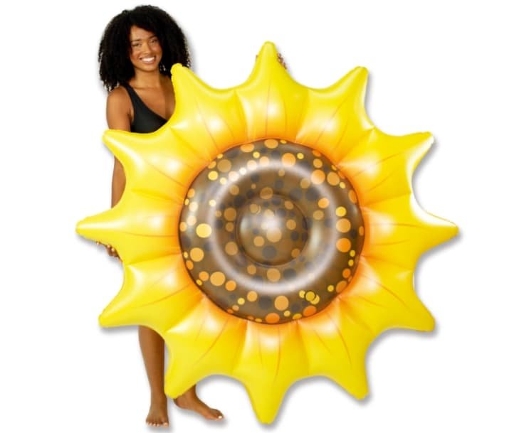 PRODUCT PHOTOGRAPH — Inflatable Sunflower Pool Float