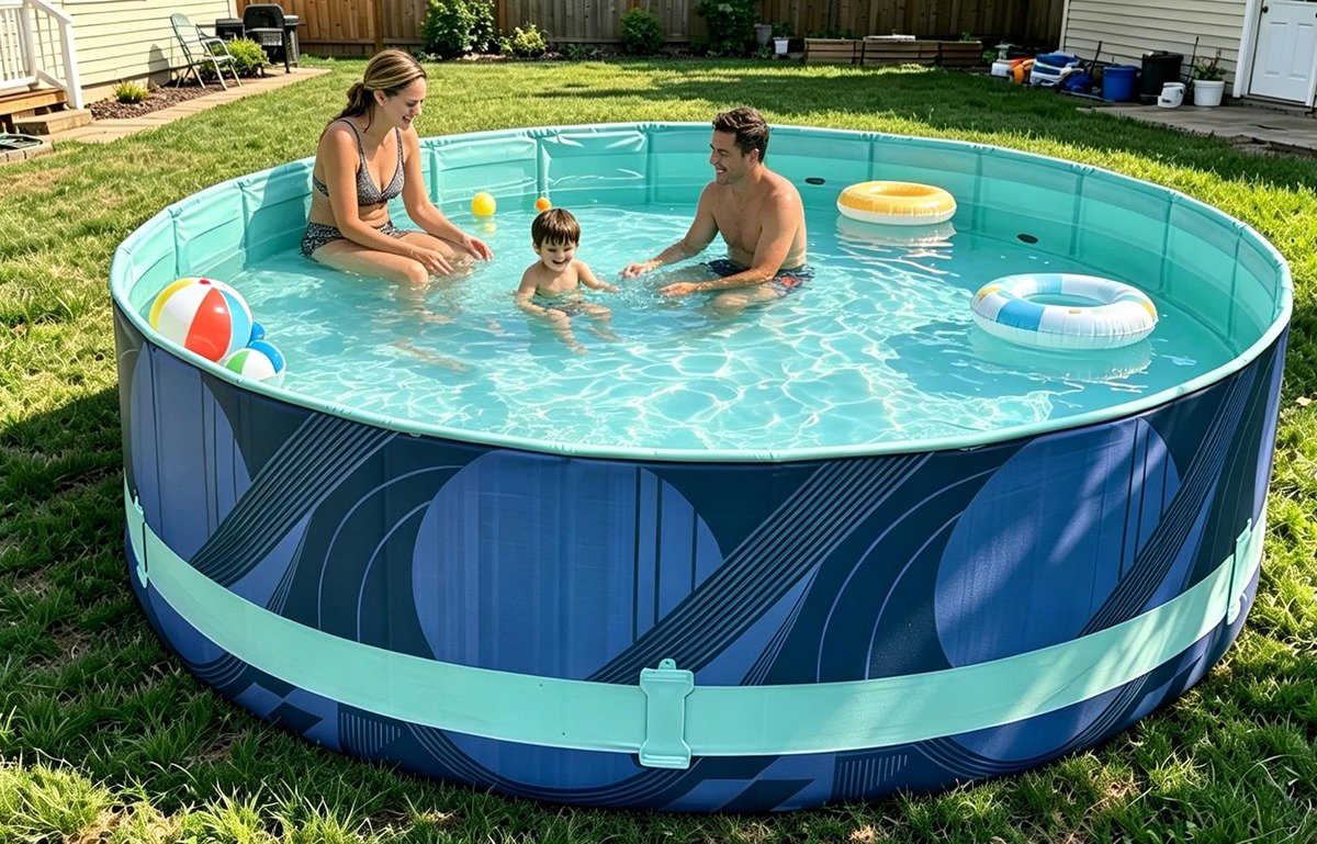 COMCO 366 x 120 cm Folding Pool Configuration
