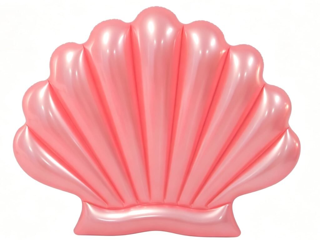 Pearl shaped novelty pool float