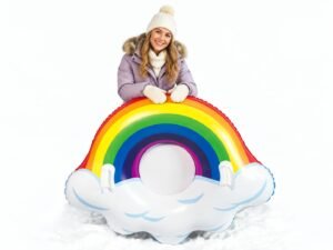 PRODUCT PHOTOGRAPH — RAINBOW SNOW TUBE