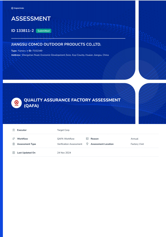 Target report cover