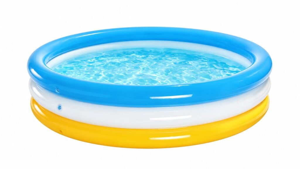 COMCO inflatable pool, three-ring air-supported PVC structure