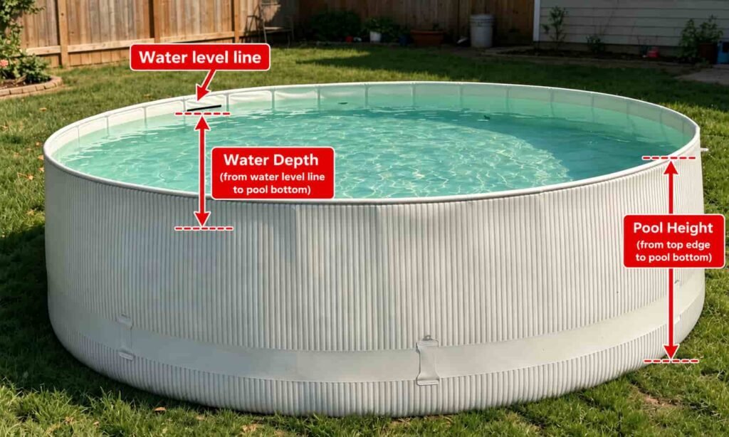 RESOURCE — Pool Wall Height vs. Usable Water Depth: What Pool Buyers Need to Know