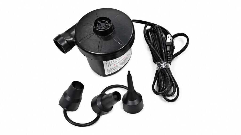 AC electric air pump with nozzles