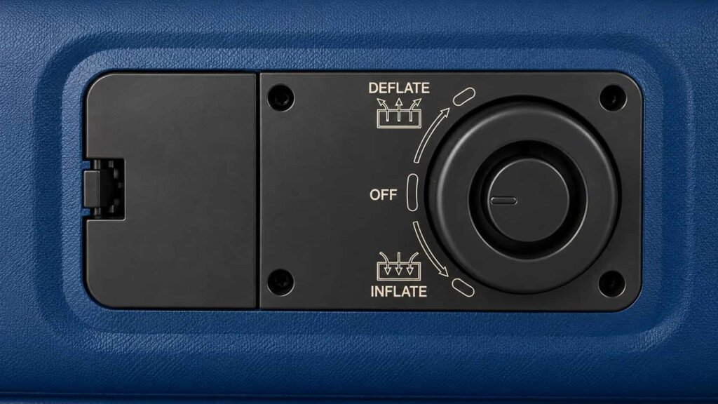 AC built-in electric pump fitted to the air mattress body
