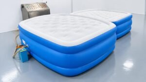 Air mattress on the inflation and deflation cycle test rig