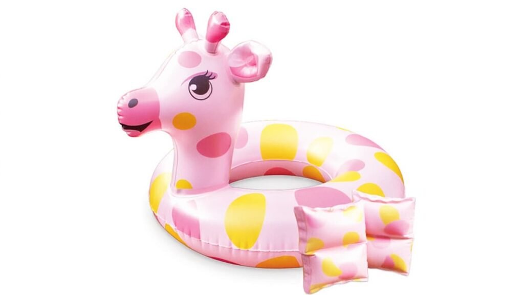Deer-themed inflatable swim ring and arm bands set, COMCO model CO-FL-20503