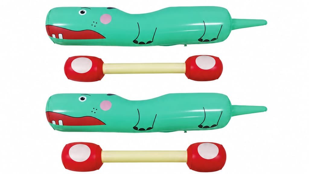 Hippo-shaped inflatable bopper stick, COMCO model CO-GS-50105