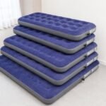 Low-profile air mattresses shown across the reference size range