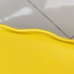 High-frequency welded seam on a commercial water park slide tube — available welding method